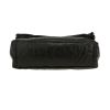 Sac à main Balenciaga  Monaco moyen modèle  en cuir vieilli noir - Detail D1 thumbnail