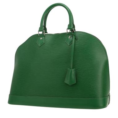 Louis Vuitton  Alma large model  handbag  in green epi leather