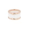 Bague Bulgari B.Zero1 grand modèle en or rose et céramique - 00pp thumbnail