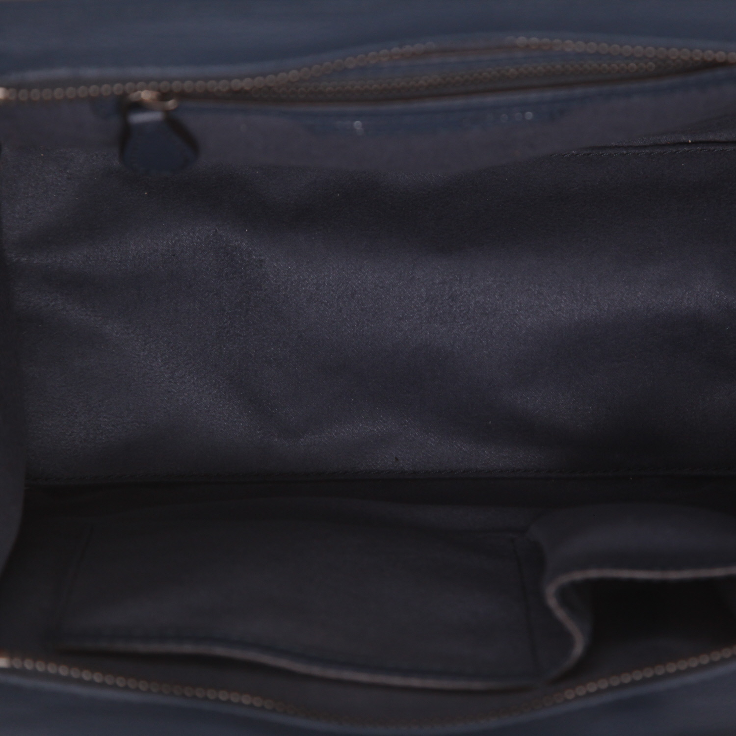 Borsa Celine  Luggage in pelle blu marino - Detail D3