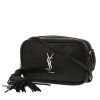 Saint Laurent  Lou Sac Caméra shoulder bag  in black leather - 00pp thumbnail