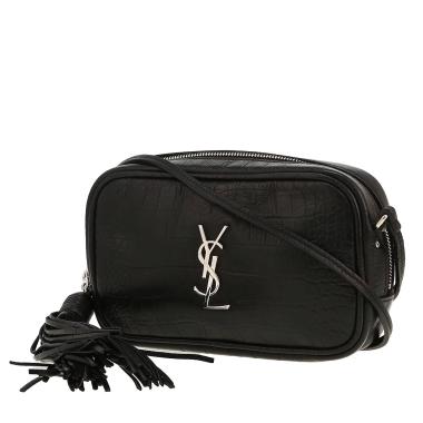 Borsa a tracolla Saint Laurent  Lou Sac Caméra in pelle nera