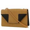 Borsa a tracolla Saint Laurent  Betty in rafia e pelle nera - 00pp thumbnail