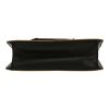 Borsa a tracolla Saint Laurent  Betty in rafia e pelle nera - Detail D1 thumbnail