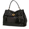 Sac à main Saint Laurent  Muse en cuir verni noir - 00pp thumbnail