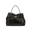 Sac à main Saint Laurent  Muse en cuir verni noir - 360 thumbnail