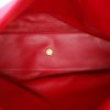 Borsa Saint Laurent   in Veau velours rosa e pelle rosa - Detail D3 thumbnail