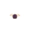 Pomellato Nudo Classic ring in pink gold, white gold and amethyst - 360 thumbnail