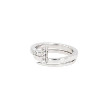 Tiffany & Co Tiffany T ring in white gold and diamonds