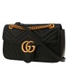 Gucci  GG Marmont shoulder bag  in black quilted leather - 00pp thumbnail