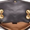 Gucci  GG Marmont shoulder bag  in black quilted leather - Detail D3 thumbnail