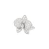 Cartier Caresse d'Orchidées large model ring in white gold and diamonds - 00pp thumbnail