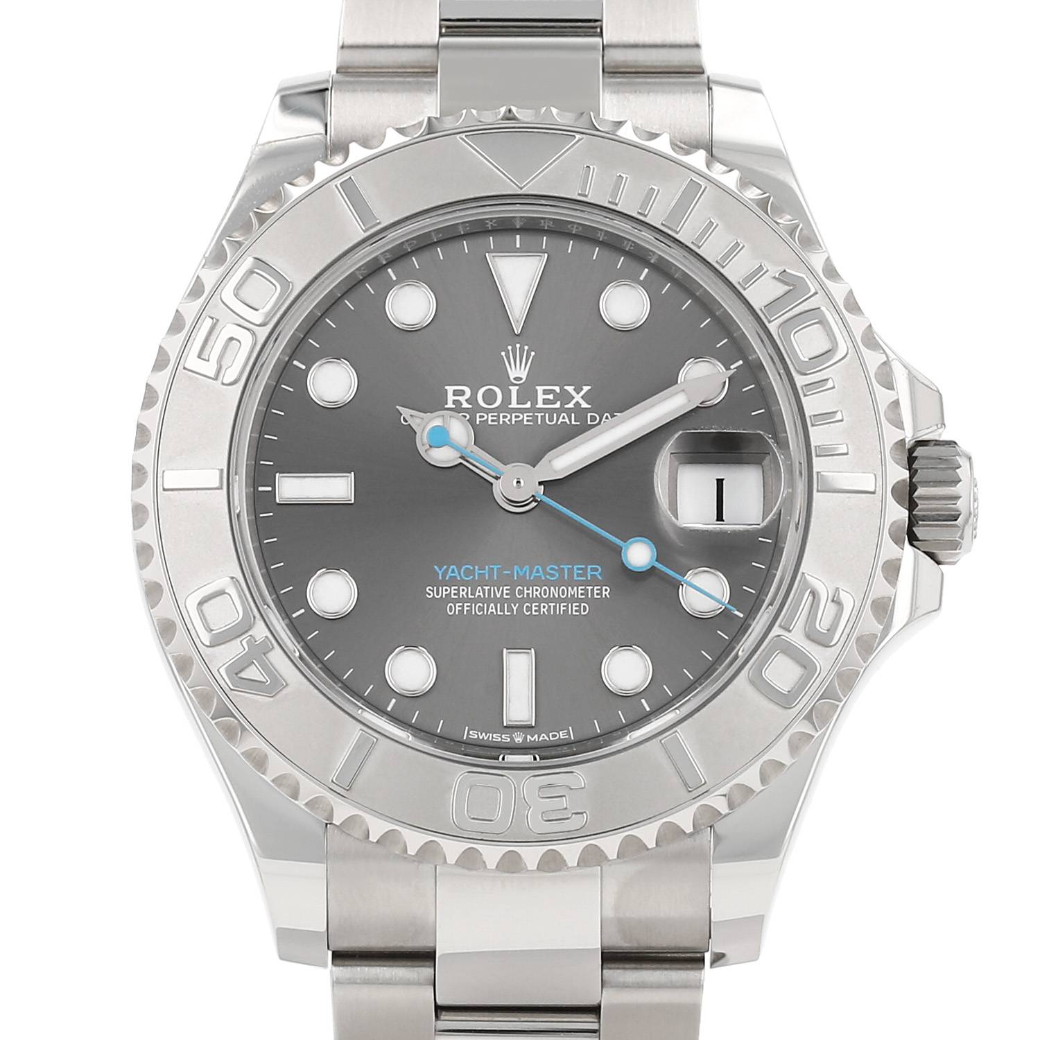 Rolex Yacht-Master 37  in stainless steel and platinium Ref: Rolex - 268622  Circa 2024