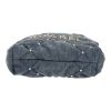 Chanel  22 mini  shoulder bag  in blue denim canvas - Detail D1 thumbnail