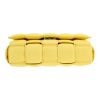 Sac bandoulière Bottega Veneta  Cassette en cuir intrecciato jaune - Detail D1 thumbnail