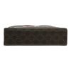 Celine  Vertical handbag  in brown "Triomphe" canvas  and brown leather - Detail D1 thumbnail