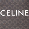 Celine  Vertical handbag  in brown "Triomphe" canvas  and brown leather - Detail D2 thumbnail