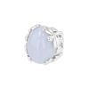 Bague Dior Gourmande grand modèle en or blanc, calcédoine et diamants - 00pp thumbnail
