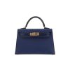 Sac bandoulière Hermès  Kelly Touch 20 cm en veau Madame Bleu Saphir et alligator Bleu Saphir - 360 thumbnail