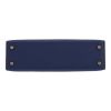 Hermès  Kelly Touch 20 cm shoulder bag  in Sapphire Blue Madame calfskin  and Sapphire Blue alligator - Detail D1 thumbnail
