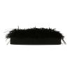 Hermès  Kelly Elan Folie handbag  in black Chamkila leather and black ostrich feathers - Detail D1 thumbnail