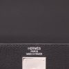 Hermès  Kelly Elan Folie handbag  in black Chamkila leather and black ostrich feathers - Detail D2 thumbnail