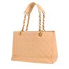 Sac cabas Chanel  Shopping GST en cuir grainé matelassé beige - 00pp thumbnail