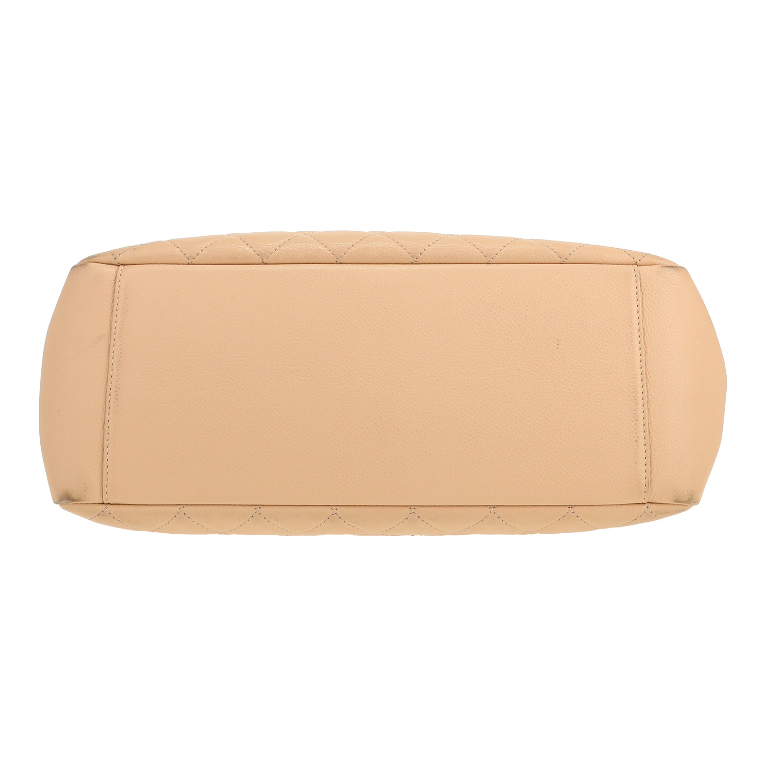 Bolso Cabás Chanel  Shopping GST en cuero granulado acolchado beige - Detail D1