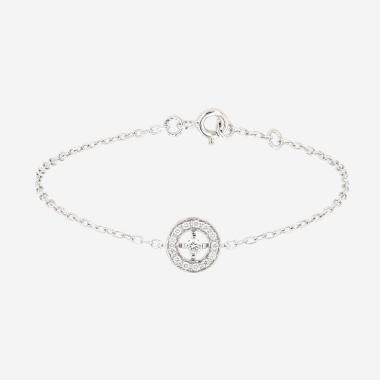 Bracelet Boucheron Ava en or blanc et diamants