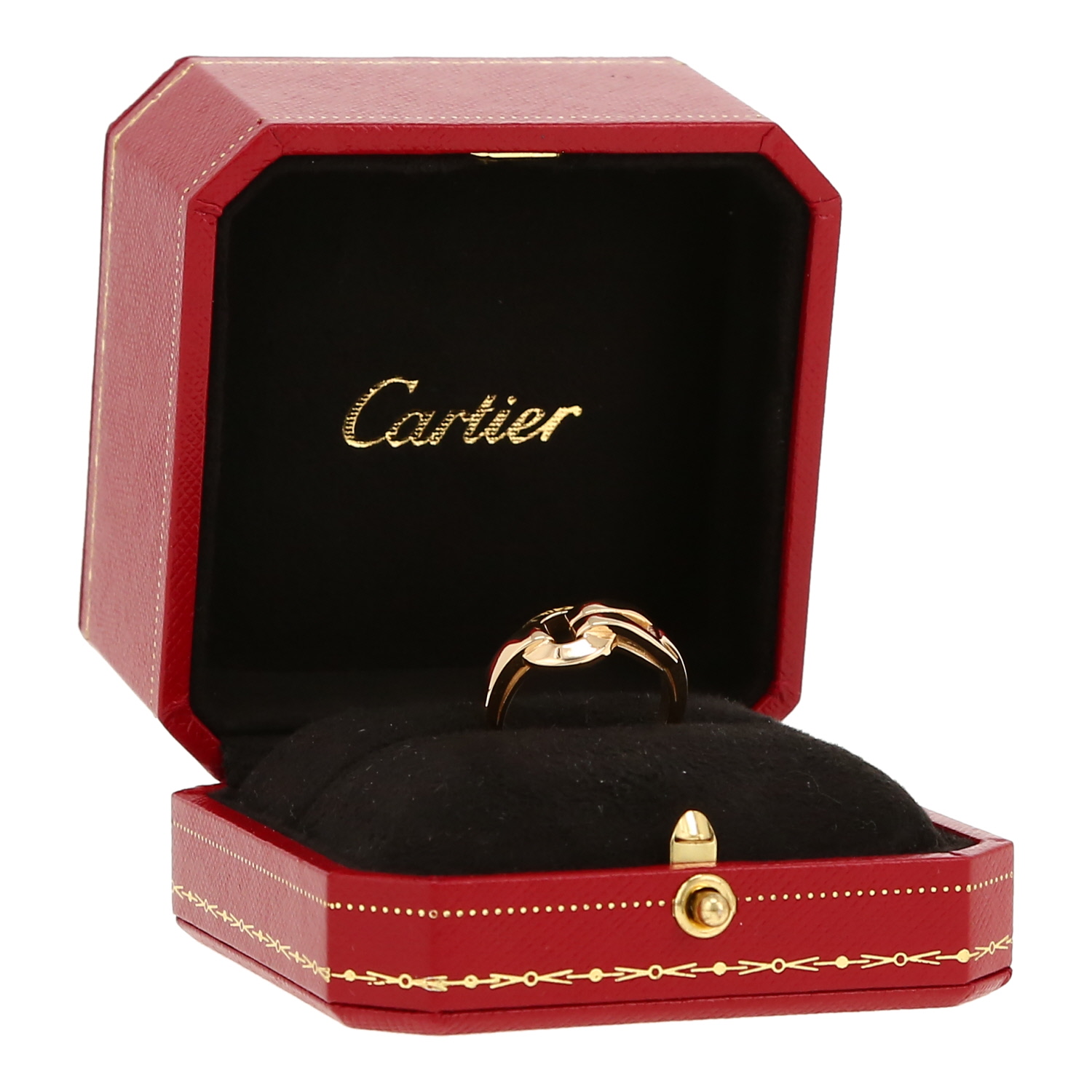 Cartier Agrafe ring in yellow gold - Detail D2