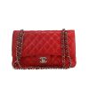 Chanel  Timeless Classic handbag  in red quilted leather - 360 thumbnail