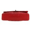Chanel  Timeless Classic handbag  in red quilted leather - Detail D1 thumbnail