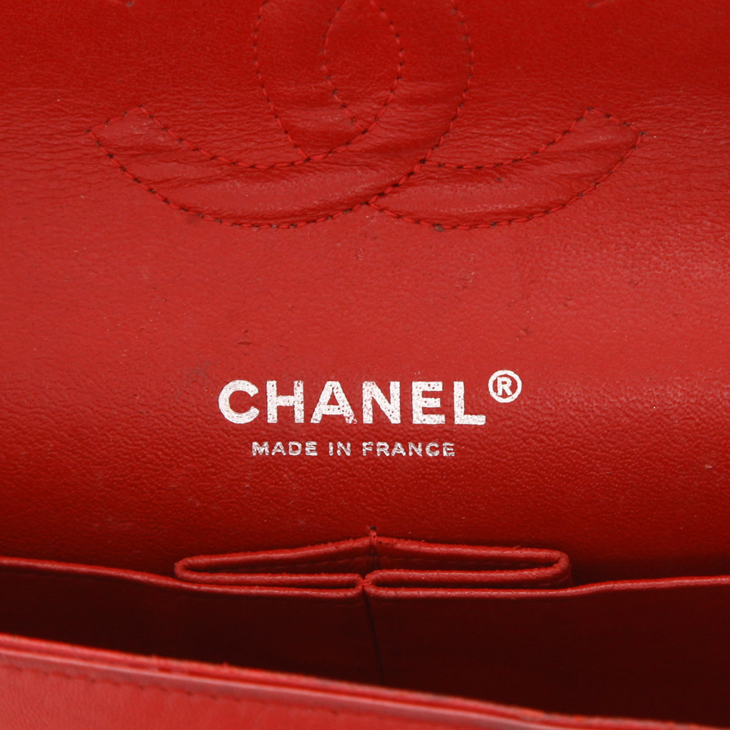 Sac à main Chanel  Timeless Classic en cuir matelassé rouge - Detail D2