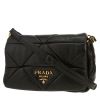 Sac à main Prada   en cuir matelassé noir - 00pp thumbnail
