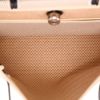 Hermès  Herbag bag worn on the shoulder or carried in the hand  in beige canvas  and navy blue leather - Detail D3 thumbnail