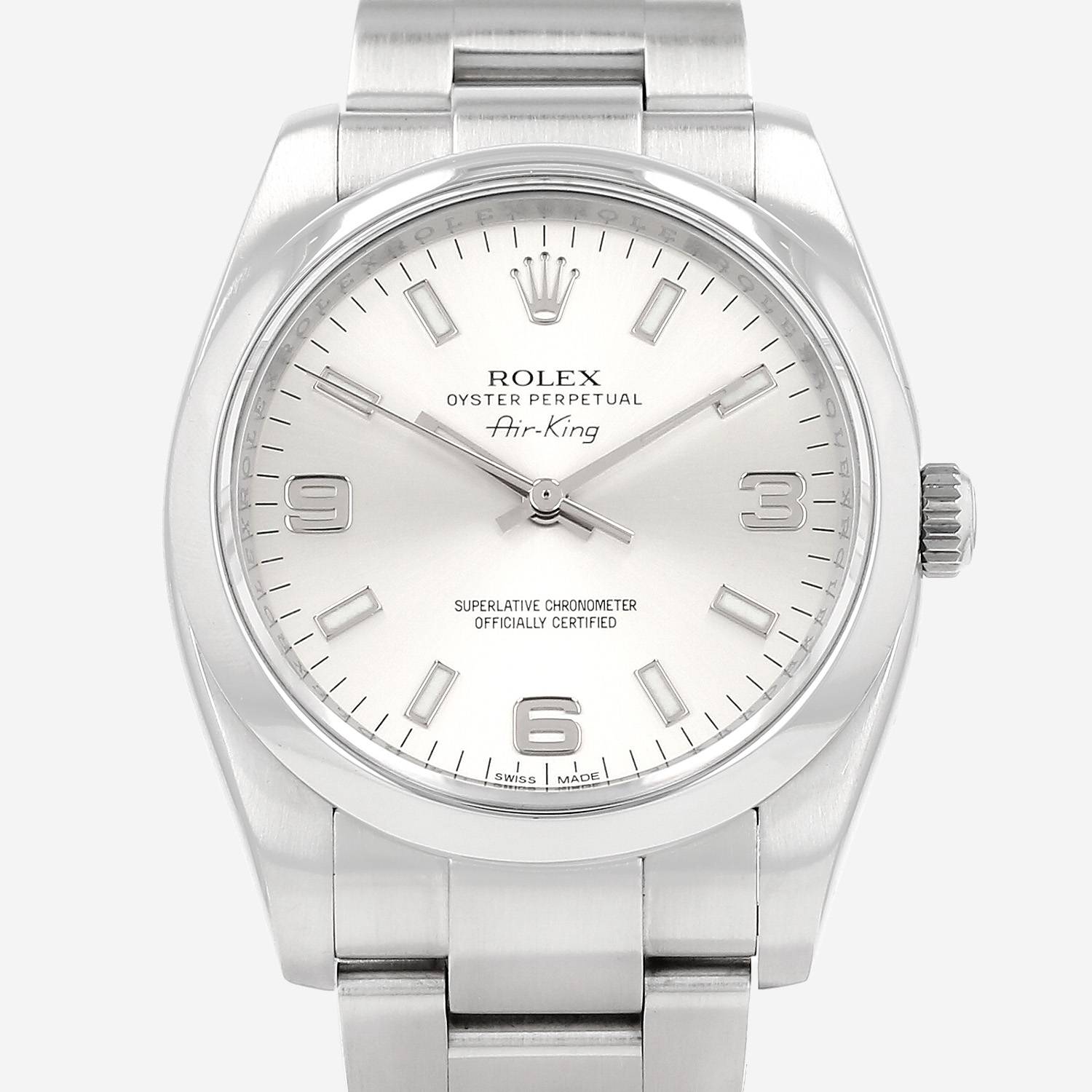 Montre Rolex Air King en acier Ref: Rolex - 114200  Vers 2012