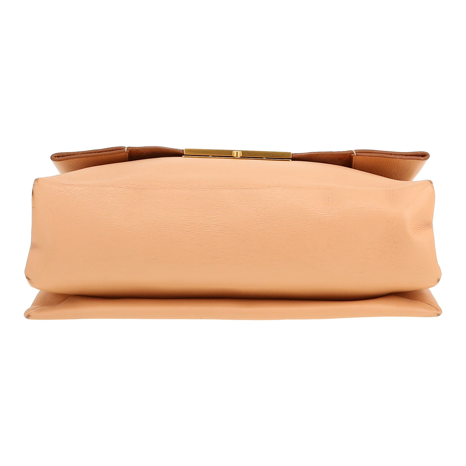 Bolso de mano Celine  Blade en cuero beige - Detail D1