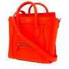 Celine  Luggage Nano shoulder bag  in orange leather - 00pp thumbnail