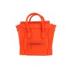 Celine  Luggage Nano shoulder bag  in orange leather - 360 thumbnail
