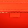 Celine  Luggage Nano shoulder bag  in orange leather - Detail D2 thumbnail