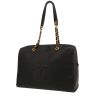 Sac à main Chanel  Vintage en cuir grainé noir - 00pp thumbnail