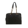 Sac à main Chanel  Vintage en cuir grainé noir - 360 thumbnail