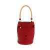 Hermès  Mangeoire handbag  in burgundy togo leather - 360 thumbnail