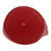 Hermès  Mangeoire handbag  in burgundy togo leather - Detail D1 thumbnail