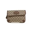 Gucci   shoulder bag  in beige "sûpreme GG" canvas  and brown leather - 360 thumbnail