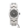 Montre Rolex Lady Oyster Perpetual en acier Ref: Rolex - 67180  Vers 1997 - 360 thumbnail