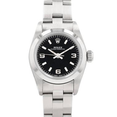 Montre Rolex Lady Oyster Perpetual en acier Ref: Rolex - 67180  Vers 1997