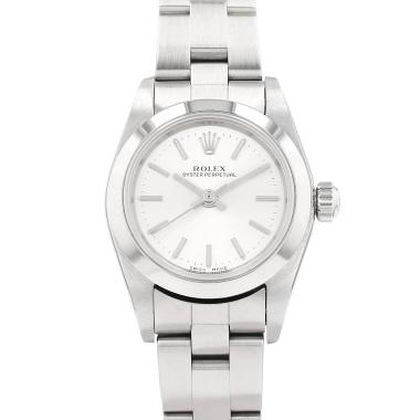 Montre Rolex Lady Oyster Perpetual en acier Ref: Rolex - 76080  Vers 2001