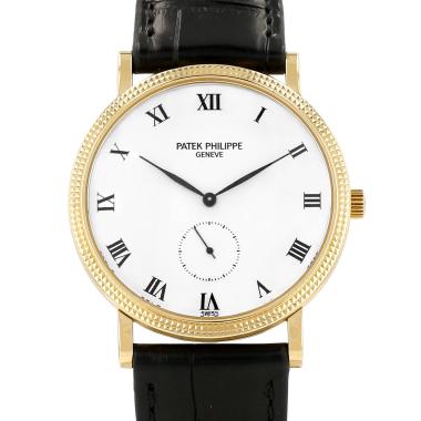 Orologio Patek Philippe Calatrava Clous De Paris in oro giallo Ref: Patek Philippe - 3919  Circa 1990
