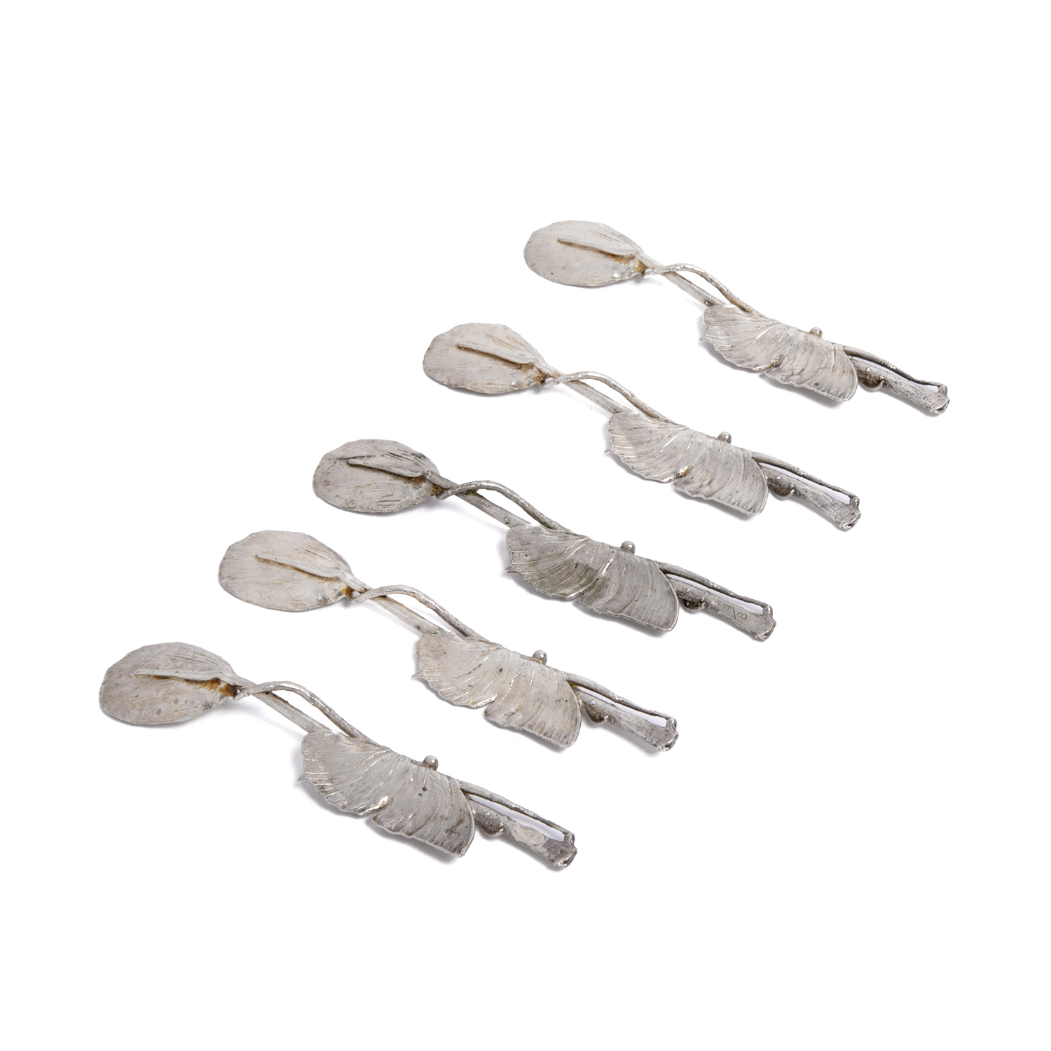 'Iolas Demitasse' spoons, set of five - 1966